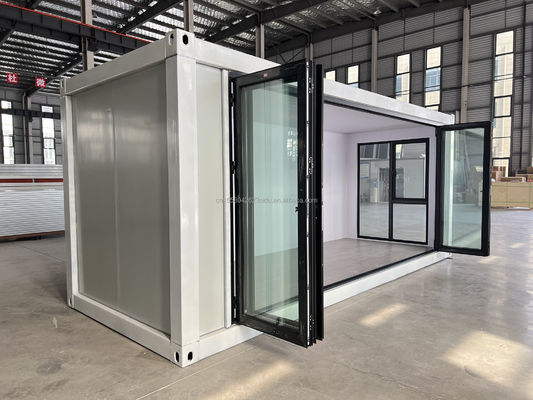 Customized Color 20ft Living Container Home Prefabricated Tiny House with Galvanized Steel Square Tubes and Modular Design