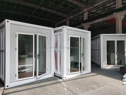 Customized Color 20ft Living Container Home Prefabricated Tiny House with Galvanized Steel Square Tubes and Modular Design