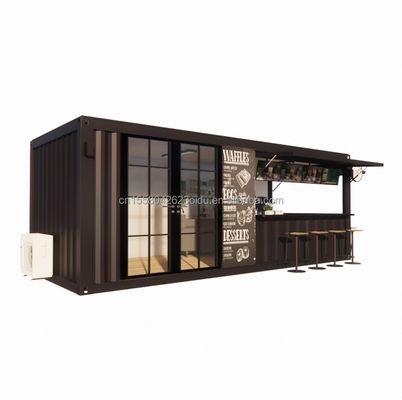 20ft Container Store Kiosk Customized Color Container Houses for Mobile Container Coffee Bar