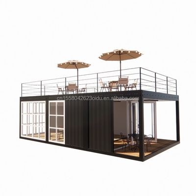 Customized Color Container Bar Coffee Shop with Chinese Design Style and 20 Foot Prefabricated Container