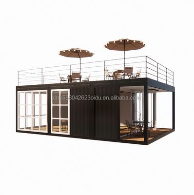 Customized Color Container Bar Coffee Shop with Chinese Design Style and 20 Foot Prefabricated Container