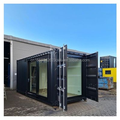 20ft Sturdy Container Homes with 50/75/100mm Wave Sandwich Panel Wall and Modern Design Prefab Shipping Tiny House