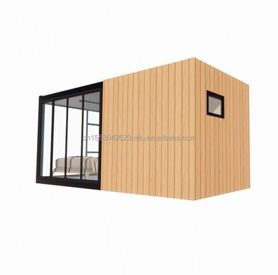 Wooden Sturdy Steel Sun House 20ft Flat Container House with Wall 50/75/100mm Wave Sandwich Panel