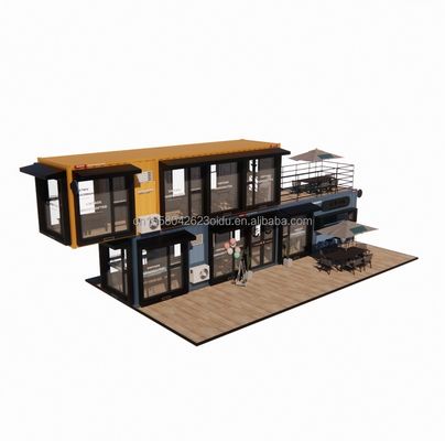 Galvanized Steel Bending Container Design Coffee Bar House Mobile Shop Container Restaurant