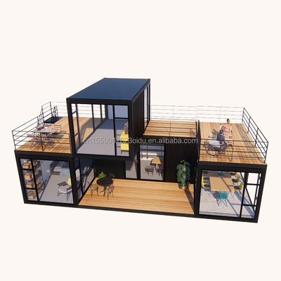 Customized Color Luxury Modular Home Container Steel Residential Prefabricated Villa Prefabricated House Houses for Shop
