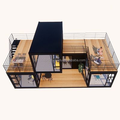 Customized Color Luxury Modular Home Container Steel Residential Prefabricated Villa Prefabricated House Houses for Shop