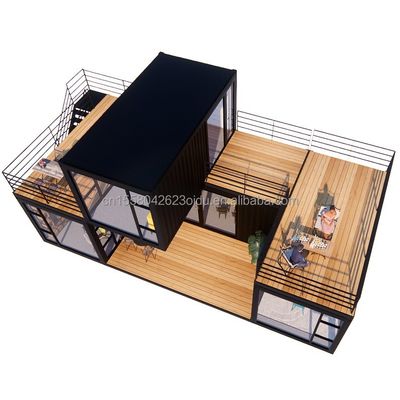 Customized Color Luxury Modular Home Container Steel Residential Prefabricated Villa Prefabricated House Houses for Shop