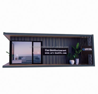 Container Houses Prefabricated Casas Customized Color Wooden Glass Sunroom House Prefab Container Homes