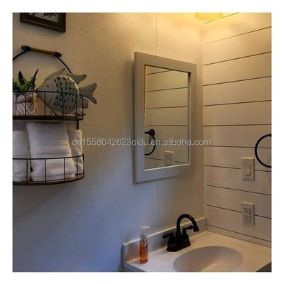 Galvanized Steel Square Tubes Prefabricated Modular Cabin Wooden Garden Sunlight Room Complete Equipment