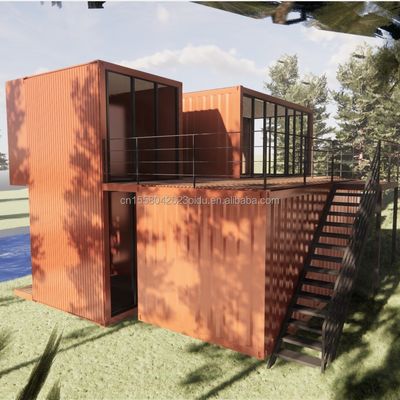 Modern Design 20ft Portable Shipping Container Clothing Store Pop-Up Retail Store Wall 50/75/100mm Wave Sandwich Panel