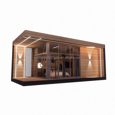 30ft Prefabricated Wooden Glass House Sunshine House Container Prefabricated Container
