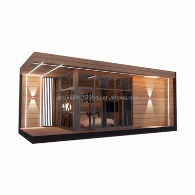 30ft Prefabricated Wooden Glass House Sunshine House Container Prefabricated Container