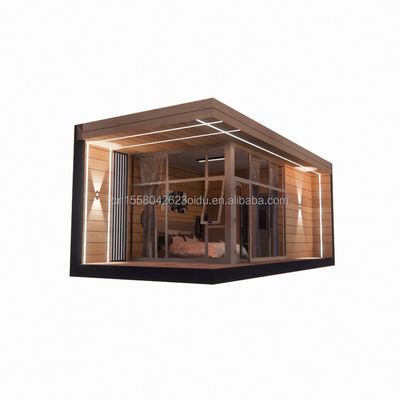 30ft Prefabricated Wooden Glass House Sunshine House Container Prefabricated Container