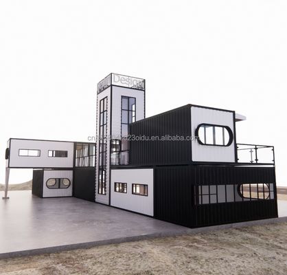 Galvanized Steel Square Tubes Container Shop Shipping Container Portable Shop Container 3D Model Design