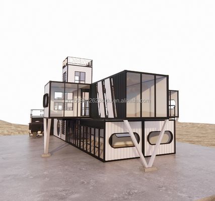 Galvanized Steel Square Tubes Container Shop Shipping Container Portable Shop Container 3D Model Design