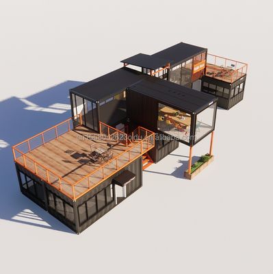 Affordable Beautiful House with Walls Multiple Combinations of 20ft Prefab Home Tiny Houses Container in Customized Color