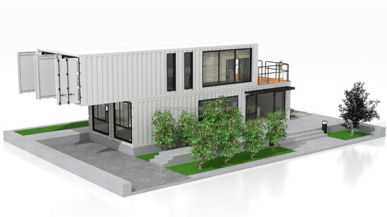 Foldable Puerto Rico Living 40ft Luxury Pack Shipping Container Casas Modulares Prefabricadas Pre Fab House for Market