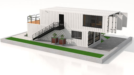 Foldable Puerto Rico Living 40ft Luxury Pack Shipping Container Casas Modulares Prefabricadas Pre Fab House for Market