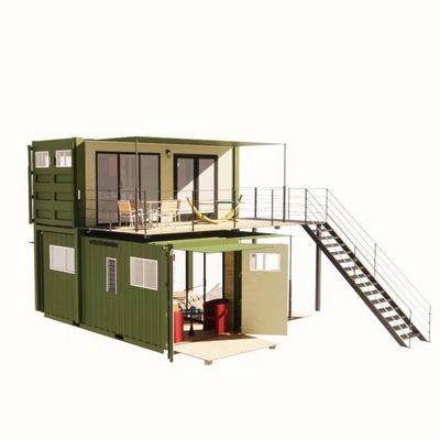 20ft or 40ft Foldable Puerto Rico Living Luxury Flat Pack Shipping Container Casas Modulares Prefabricadas Pre Fab House