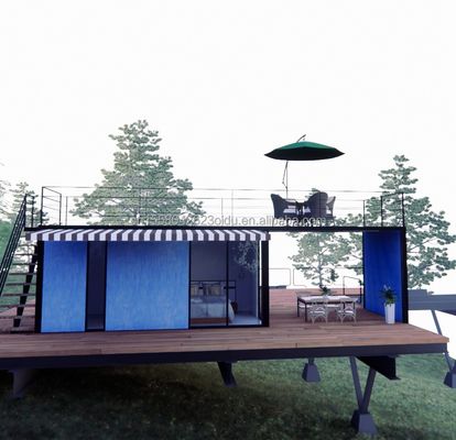 Shop Modern and Easy-to-Assemble Prefab Modular House with 50/75/100mm Wave Sandwich Panel Walls