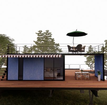 Shop Modern and Easy-to-Assemble Prefab Modular House with 50/75/100mm Wave Sandwich Panel Walls