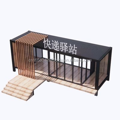 50/75/100mm Wave Sandwich Panel Wall Container House Prefabricated Mobile Villa for Modern Design