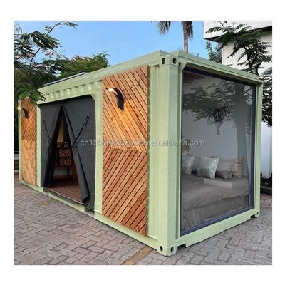 Aluminum Alloy Windows 20ft40ft 2 Bedroom Container Glass Door Prefabricated Living Container House Home Studio for Studio