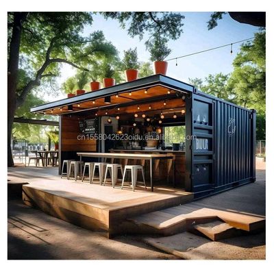 Aluminum Alloy Windows 20ft40ft 2 Bedroom Container Glass Door Prefabricated Living Container House Home Studio for Studio