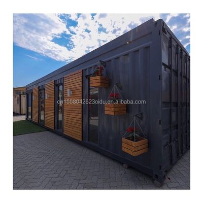 Aluminum Alloy Windows 20ft40ft 2 Bedroom Container Glass Door Prefabricated Living Container House Home Studio for Studio