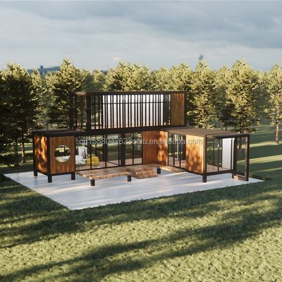 Movable Galvanized Steel Container House for Villa Office and Public Toilet Prefabricated Villa