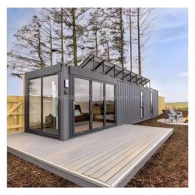 Aluminum Alloy Windows 20ft40ft 2 Bedroom Container Glass Door Prefabricated Living Container House Home Studio for Studio