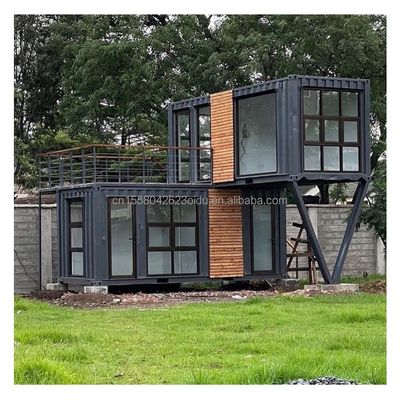 Aluminum Alloy Windows 20ft40ft 2 Bedroom Container Glass Door Prefabricated Living Container House Home Studio for Studio