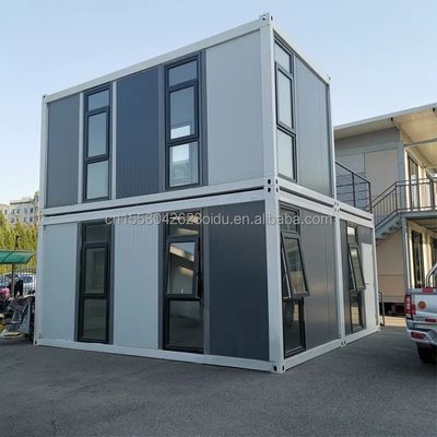 Detachable Extendable 20ft Garden Hotel Mobile House Wooden Studio Flat Container for Hotel Steel Structure Frame Welded