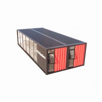 40ft Prefab Shipping Container Bar with 50/75/100mm Wave Sandwich Panel Walls