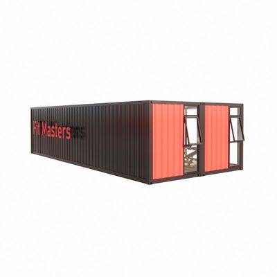 40ft Prefab Shipping Container Bar with 50/75/100mm Wave Sandwich Panel Walls
