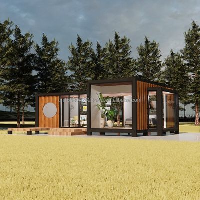 Modern Design Luxury Glass Wall Prefab Container House StrayBirds Prefabricated Modular Home Hotel for Resort Villa