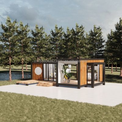 Modern Design Luxury Glass Wall Prefab Container House StrayBirds Prefabricated Modular Home Hotel for Resort Villa