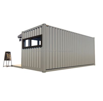 Shop 20ft Prefabricated Container Bar with 50/75/100mm Wave Sandwich Panel Walls Portable and Easy to Set Up
