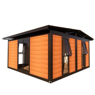 Removable Sandwich Panels Flat Pack Prefabricated Garden House for Easy Assembly and Transport in 20ft or 40ft Container