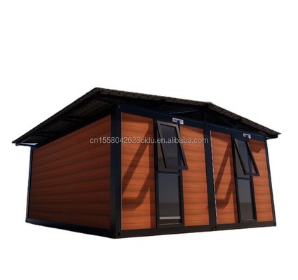 Removable Sandwich Panels Flat Pack Prefabricated Garden House for Easy Assembly and Transport in 20ft or 40ft Container