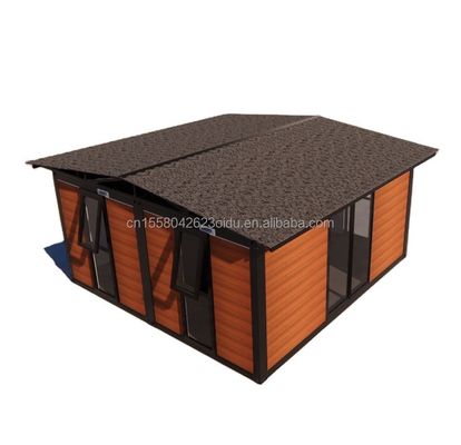Removable Sandwich Panels Flat Pack Prefabricated Garden House for Easy Assembly and Transport in 20ft or 40ft Container