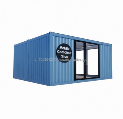 2023 Prefabricated Modular Container Houses with Aluminum Alloy Windows and Galvanized Steel Square Tubes