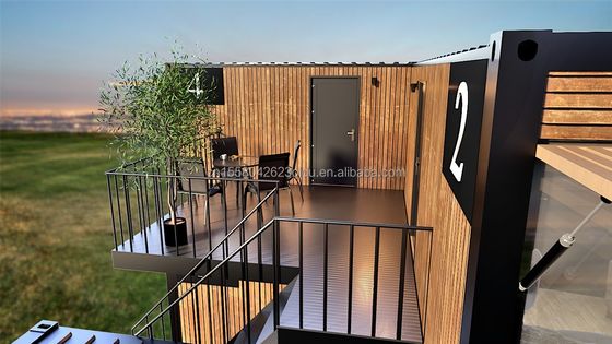 20ft Custom Flat Packaging Wooden Container Prefab House for Garden Office Hotel Container Houses