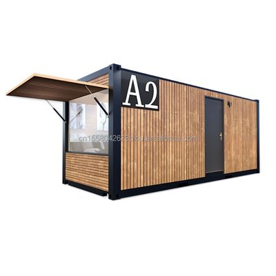 20ft Custom Flat Packaging Wooden Container Prefab House for Garden Office Hotel Container Houses