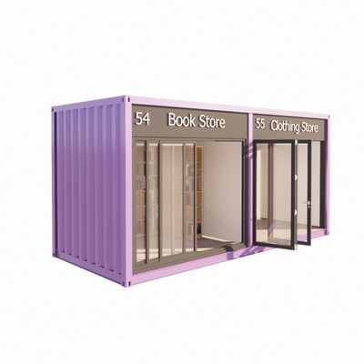 20ft Container Pop Up Coffee Shop Restaurant Mobile Container Bar with Modern Design and Customized Color