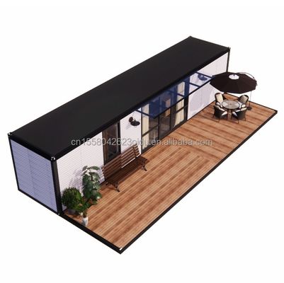 Hotel 20ft Removable Mini Sandwich Panel Steel Prefabricated Flat Pack Prefabricated Small Modular Garden House Kit