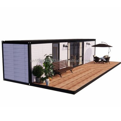 Hotel 20ft Removable Mini Sandwich Panel Steel Prefabricated Flat Pack Prefabricated Small Modular Garden House Kit