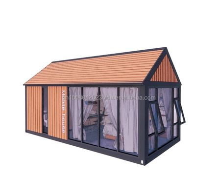 Experience the Ultimate Comfort in a 2-Bedroom Wooden House Hotel with Wall 50/75/100mm Wave Sandwich Panel
