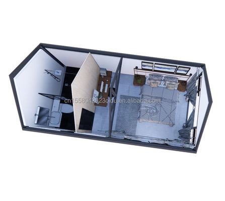 Experience the Ultimate Comfort in a 2-Bedroom Wooden House Hotel with Wall 50/75/100mm Wave Sandwich Panel