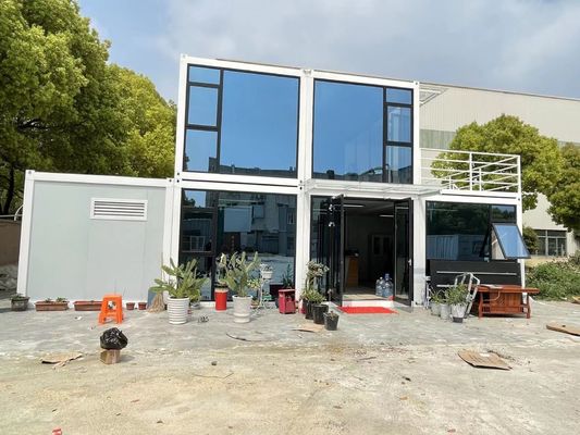 Modern Design Luxury Prefabricated Flat Pack Container Hotel Kitchens with 50/75/100mm Wave Sandwich Panel Walls